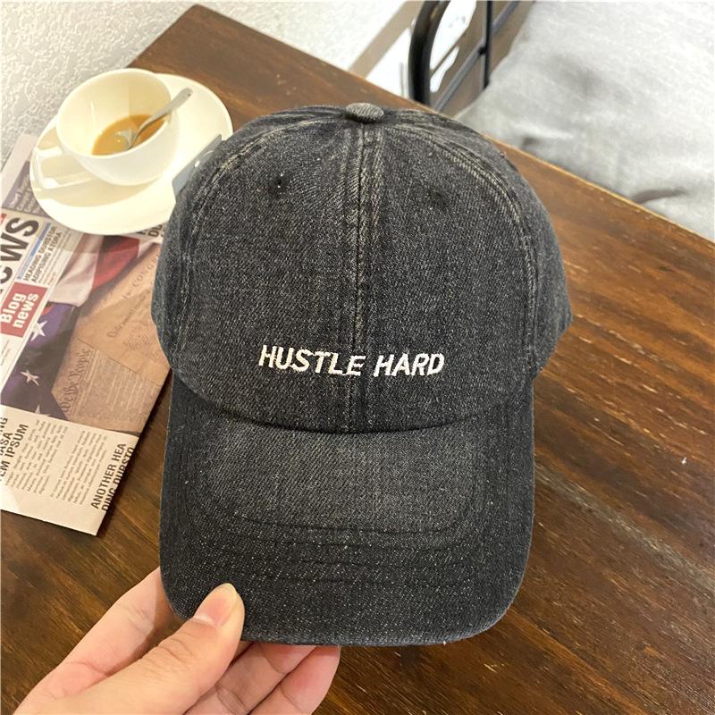 

Серия джинсов, ретро и старые бейсболки для женщин, летняя универсальная повседневная кепка-солнцезащита для мужчин Adjustable