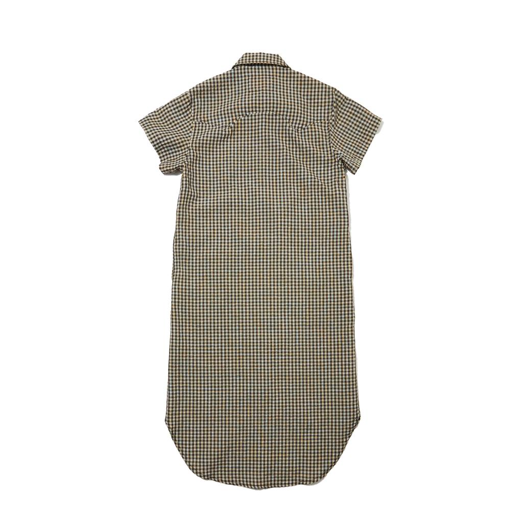 PENFIELD Western Line Check Shirt Dress Dark Brown_Fr2Ws96F