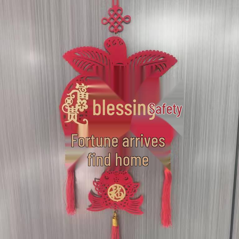 2026 Spring Festival Chinese Knot Fu Pendant for Living Room or Entrance Door Ornament
