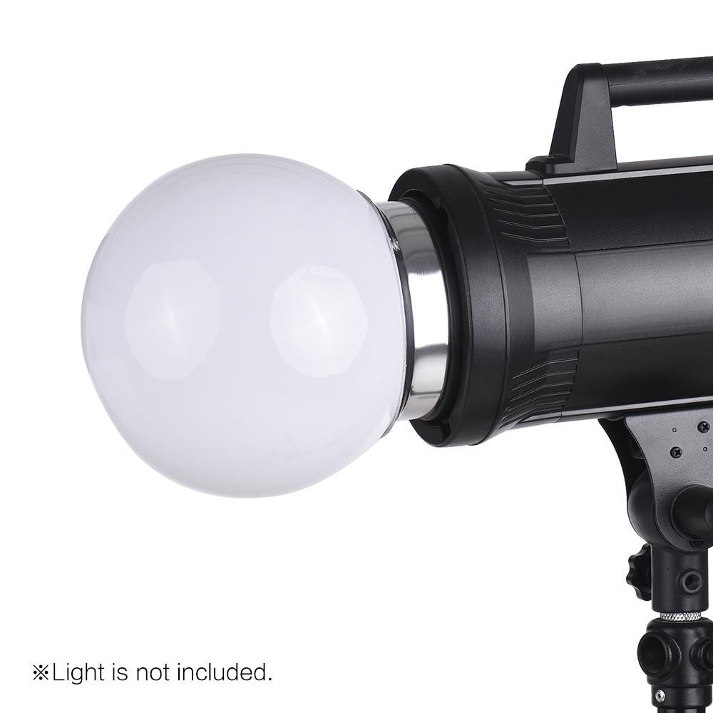 Buy 7inch Spherical Monolight Diffuser Ball with Bowens S-type Mount ...