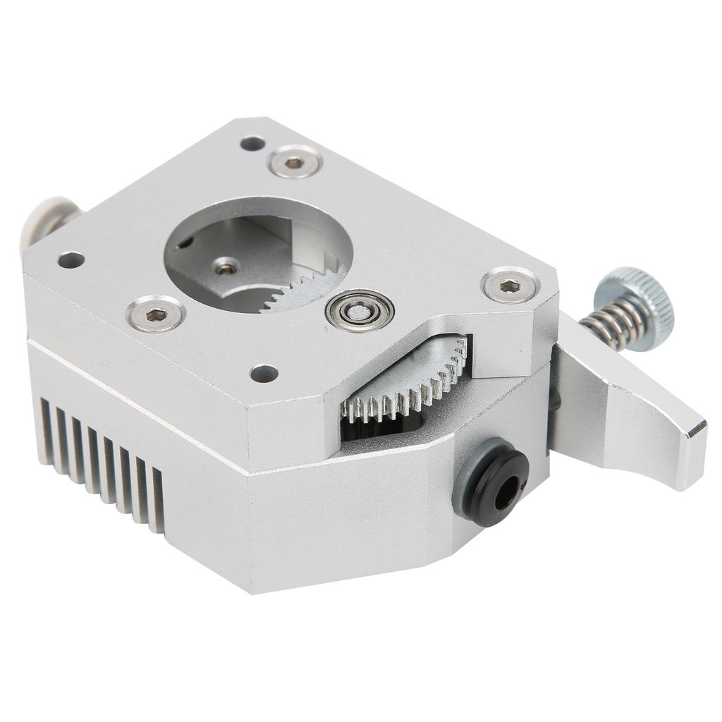Dual Drive Gear Extruder Full Metal Body 1.75mm Consumable for 3D Printer (Silver) Main droite