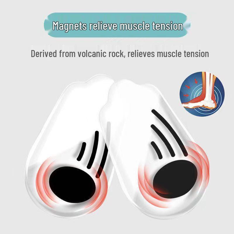 O-leg Silicone Correction Insole: 4th Gen Volcanic Magnetic Heel Pad for X/XO-Type Alignment