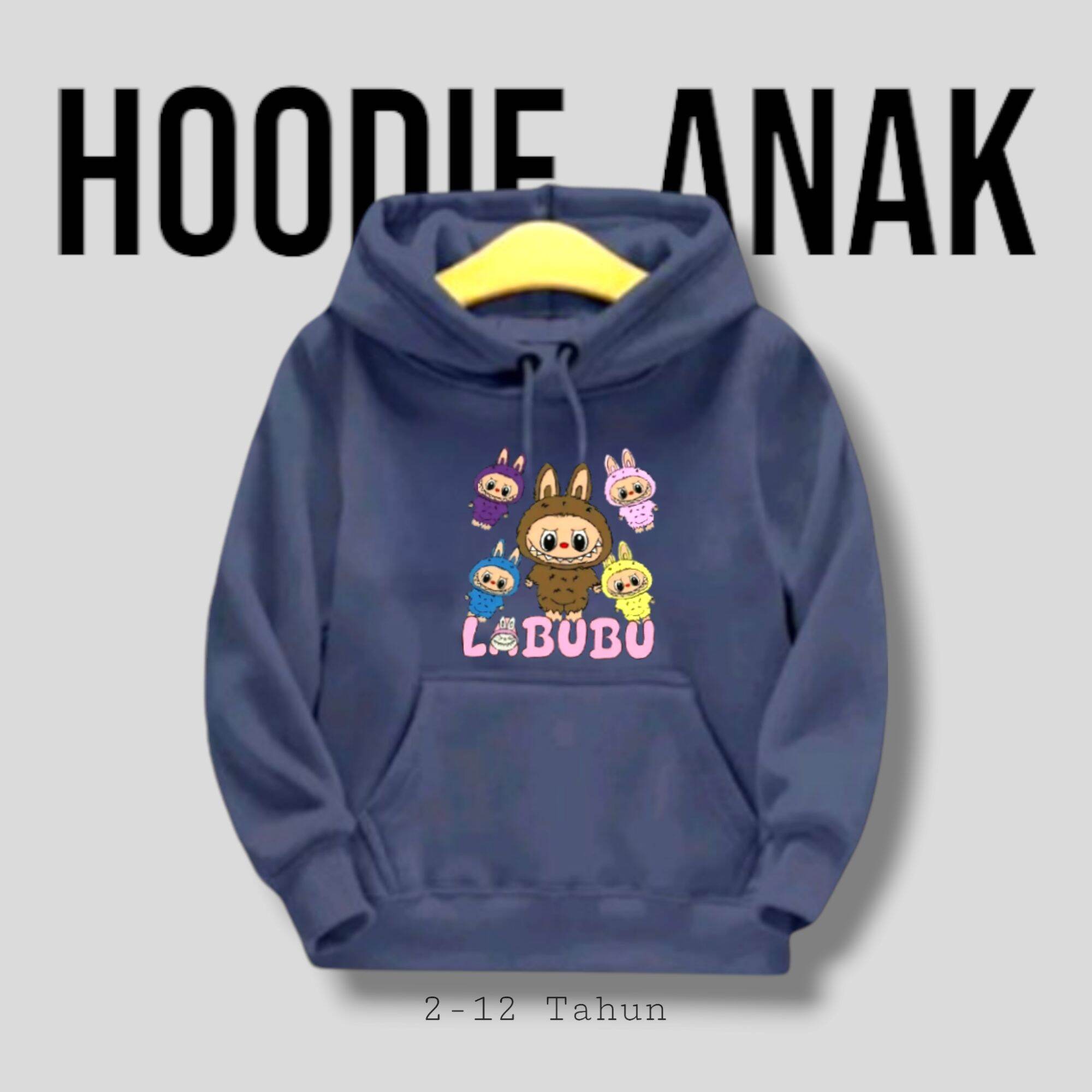 

Дитяче худі Нове модне Labubu Дитяче Милий мультяшний Повсякденний худі 100-160 см Для хлопчиків Дівчаток 130