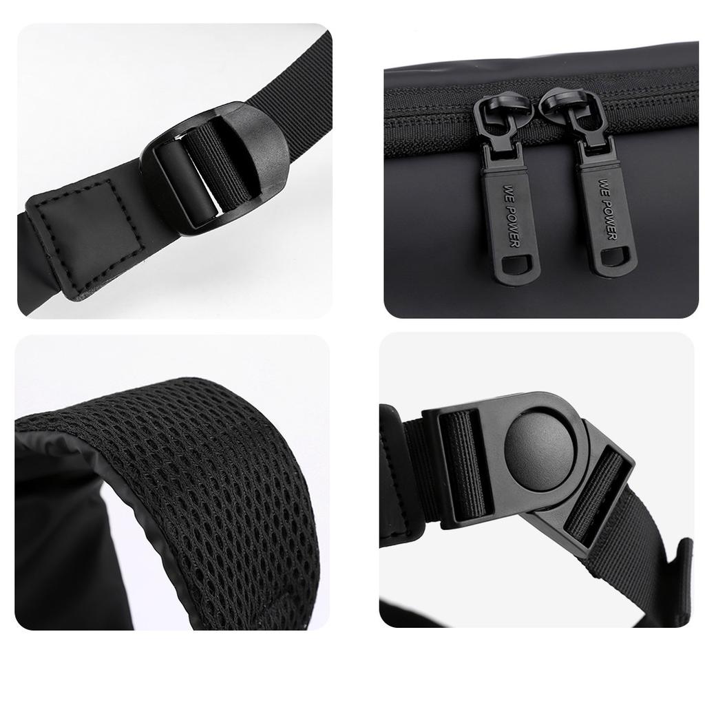 Herren Umhängetasche mit großem Fassungsvermögen, wasserabweisend, Business Crossbody Schultertasche für den Alltag & Reisen