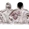 DRIPX Y2K Street Nová Móda Oversized Vyšívaná Mikina s Kapucí Pánská Harajuku Vintage Hip Hop Populární Ležérní Sportovní Mikina s Kapucí