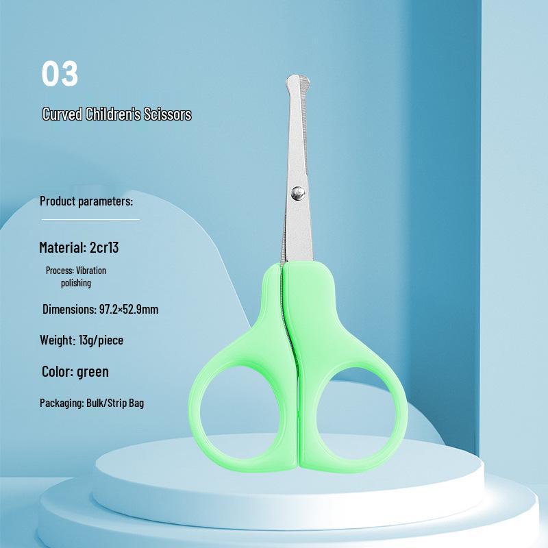 Popular Baby Nail Clipper Set: Safe, Anti-Pinch Clipper & Scissors for Newborns