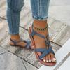 Sandali Moda Donna Estate Stile Boemo Sandali Donna Fondo Morbido Scarpe con Tacco Basso Donna Antiscivolo Scarpe Estive Sandalias De Mujer