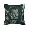 French Rock Music Johnny Hallyday Cushion Cover Polyester Throw Pillow Case Living Room Decoration Bedding Sofa Pillowcase