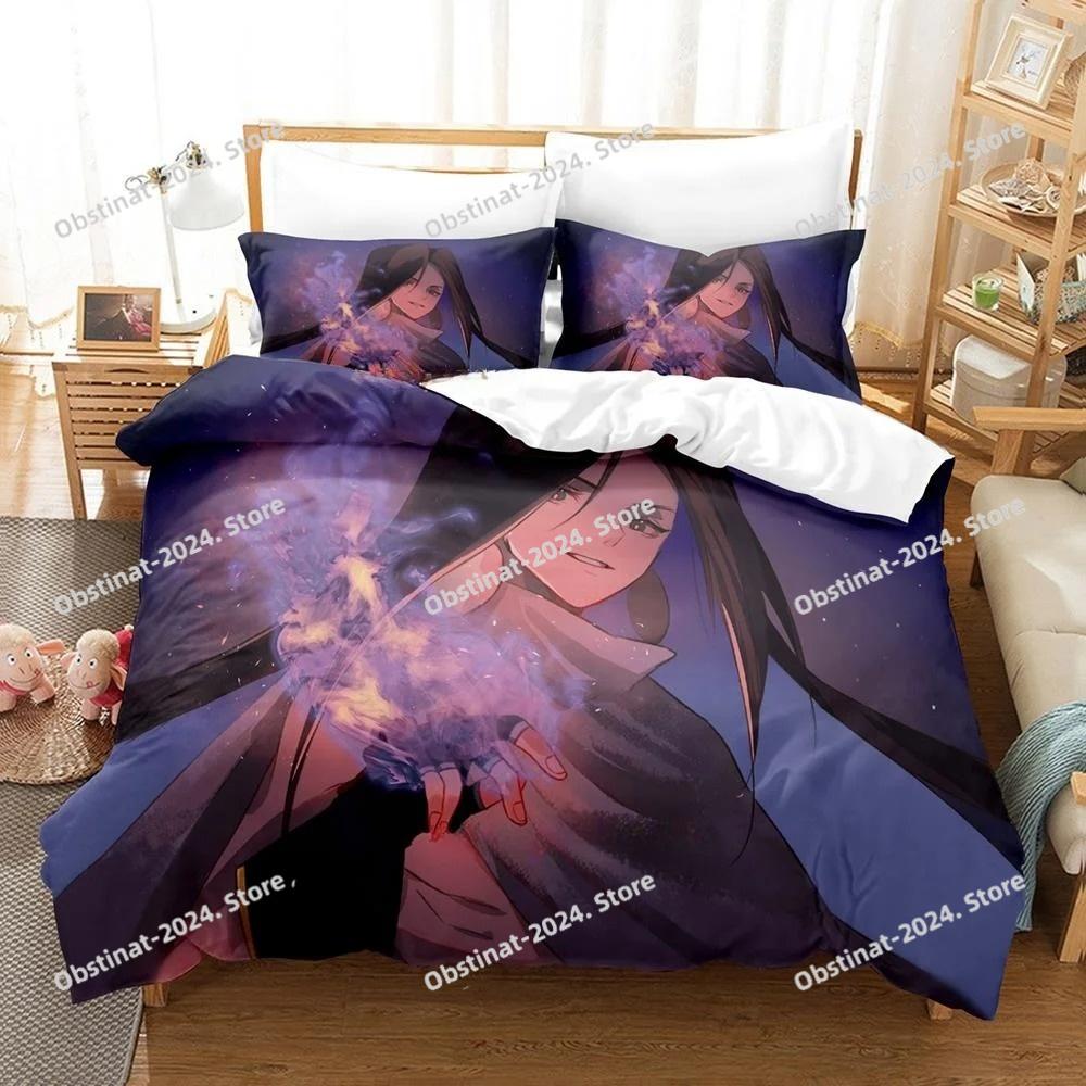 Personality 3D Printing Shaman King Bedding Set Cartoon Anime three-piece Set Adult Kid Bedroom Duvet Cover Sets Home Textiles