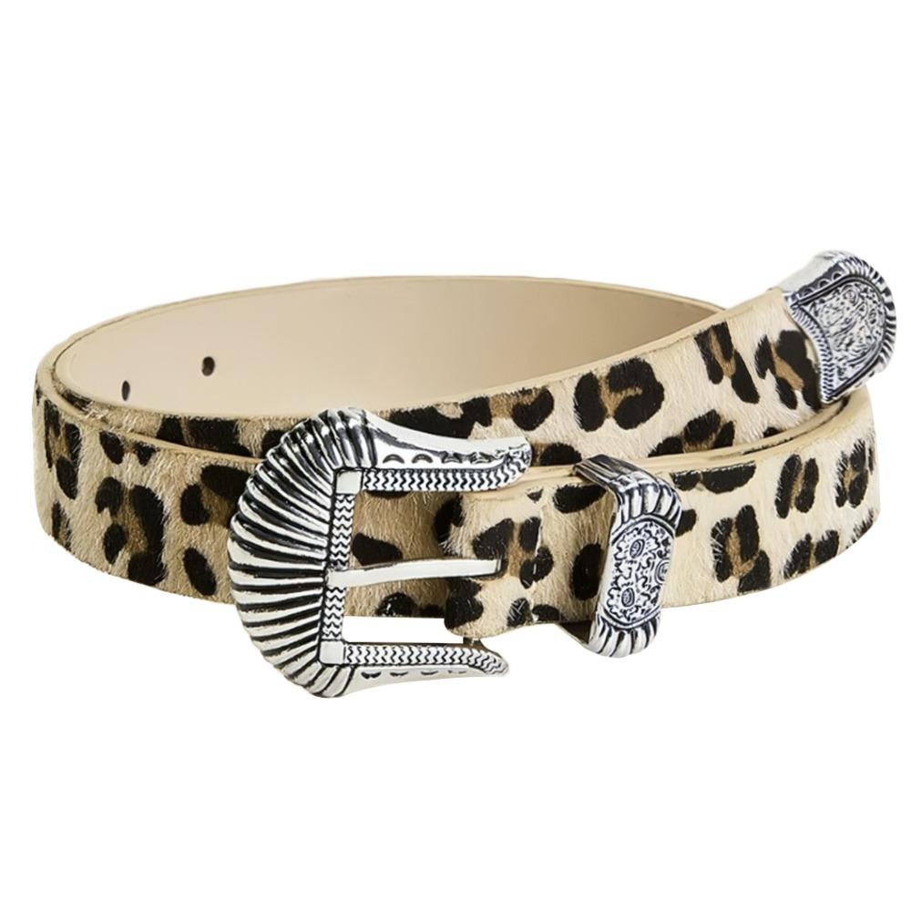 Y2k Women's Belt Maillard PU Leather Girdle Fashion Retro Pin Buckle Belt  Pants