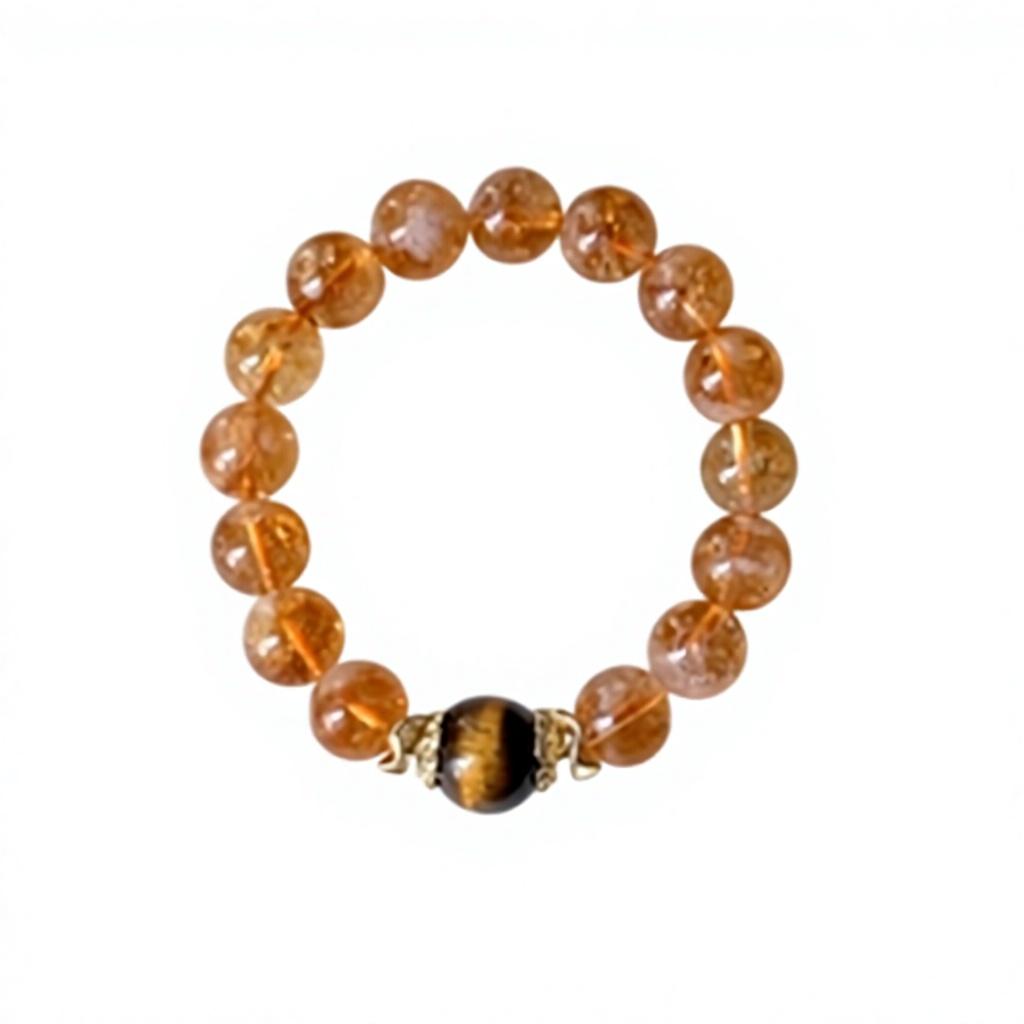 Women s Trendy Ball-Shape Beaded Bracelet with Crystal Rhinestone Wealth Luck Healing Buddhism Gift 5A