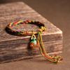 Colorful Colorful Woven Rope Line Pray for Blessings Hand Strap  Holiday
