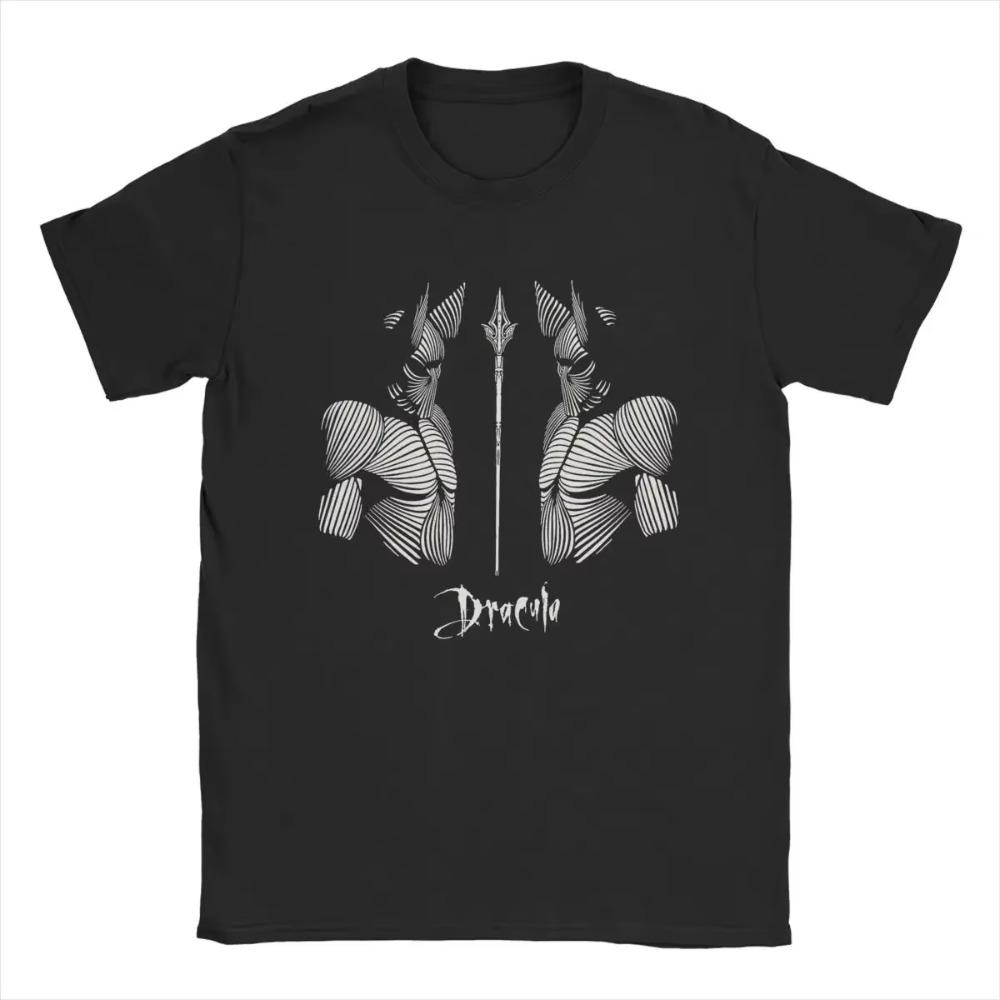 Men T-Shirt Vlad Dracula Bram Stoker Humorous 100% Cotton Tees Short Sleeve T Shirt Round Collar Clothes Summer