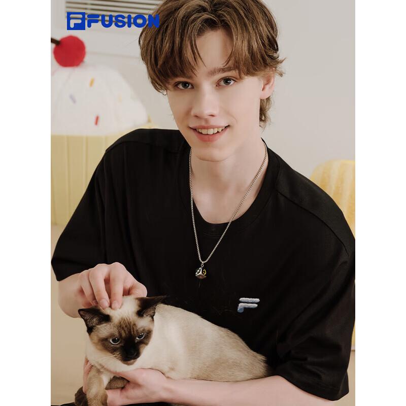 Fila FUSION Couple's Cooling Cotton Knit Short Sleeve T-Shirt