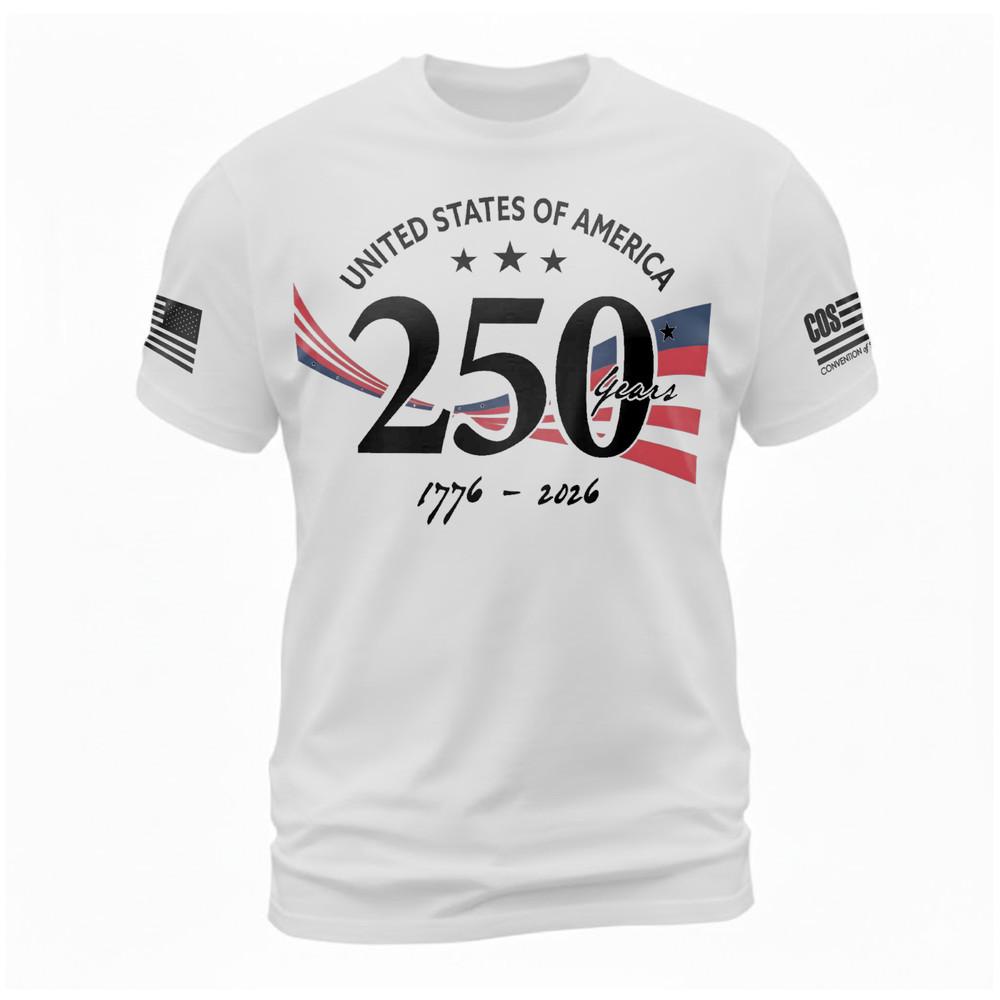USA 250 Years 17762026 Shirt Patriotic America Anniversary Tee XXXL