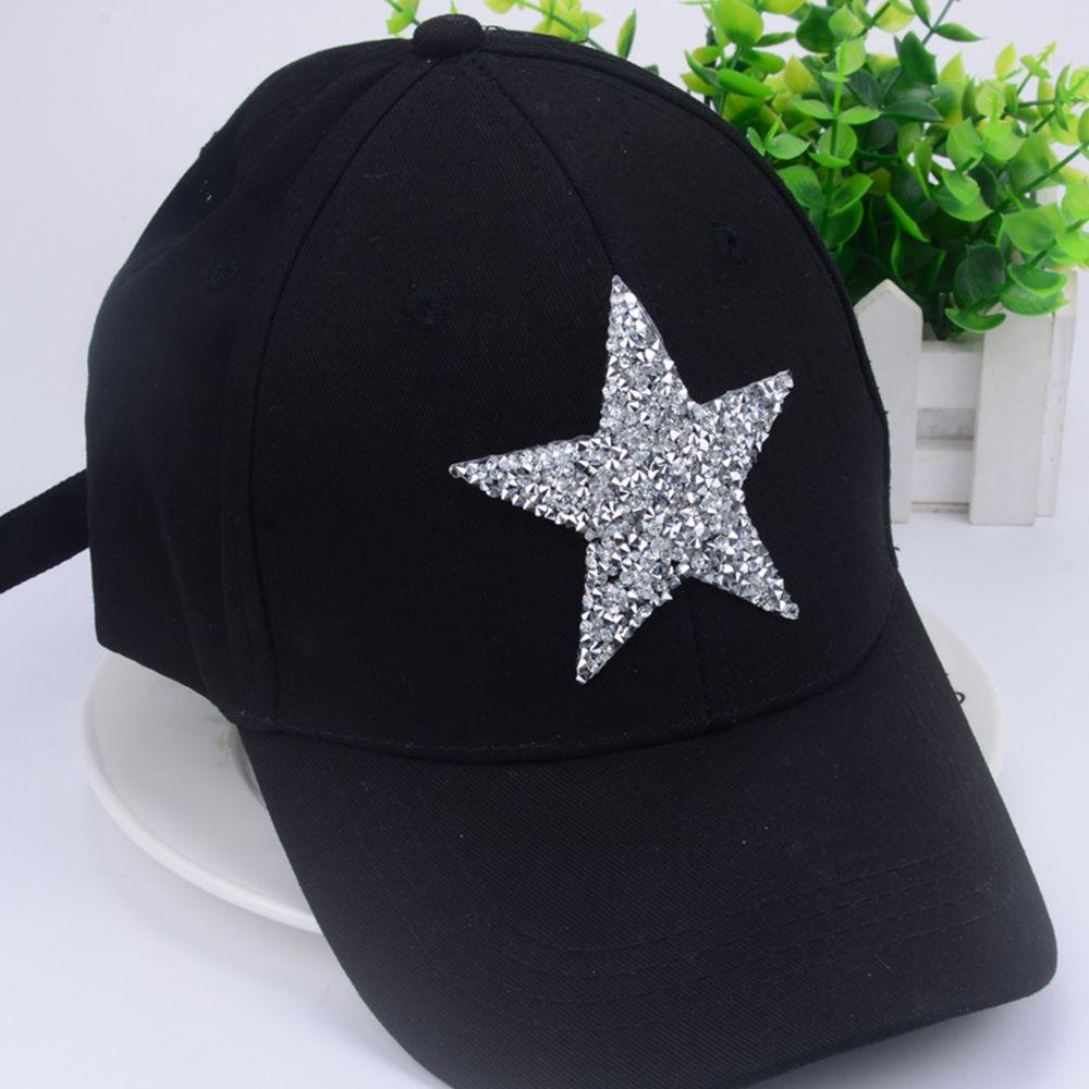 Star Motifs Thermal Transfer Pentagram Sticker Rhinestone Patches Clothing Accessories Hotfix