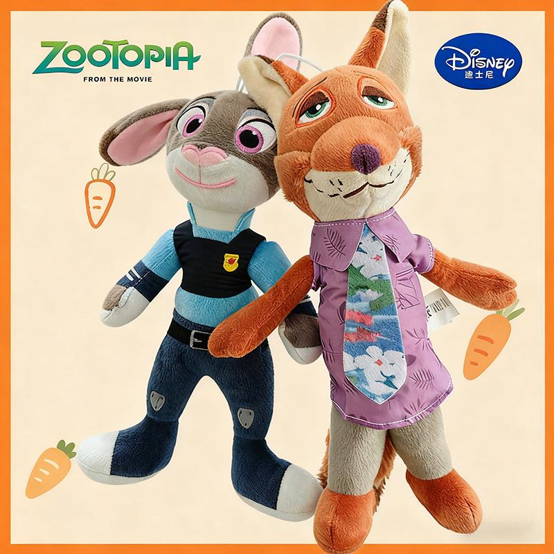 Zootopia2 Anime plyšové hračky Judy Králíček Panenka Nick Liška Měkká plyšová zvířátka Hračky Dětské Vánoční dárky Anime plyš