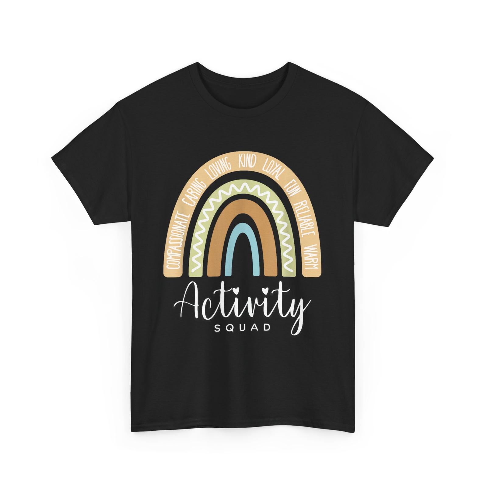 Activity Squad Rainbow Gift T-Shirt Mens Womens Tees Top M