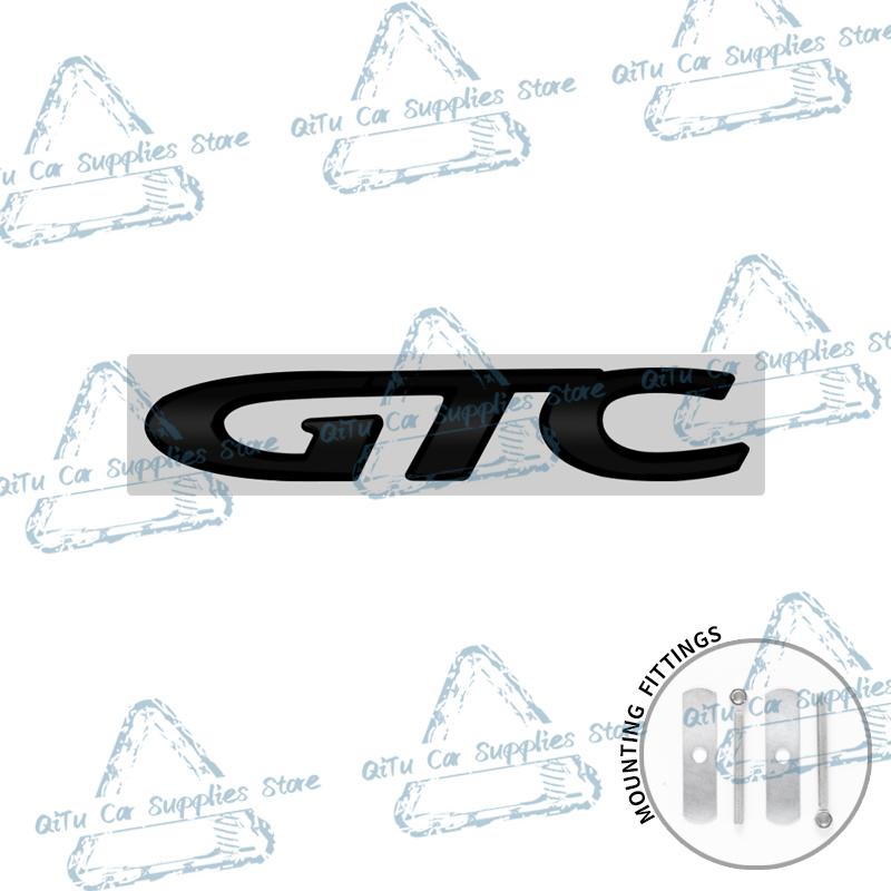 Metalowe Logo GTC 3D Emblemat na Grill Samochodowy Przód Odznaka na Klapę Bagażnika Naklejka Dekoracyjna Do Opel Astra Insignia Corsa Vectra Zafira Mokka OPC