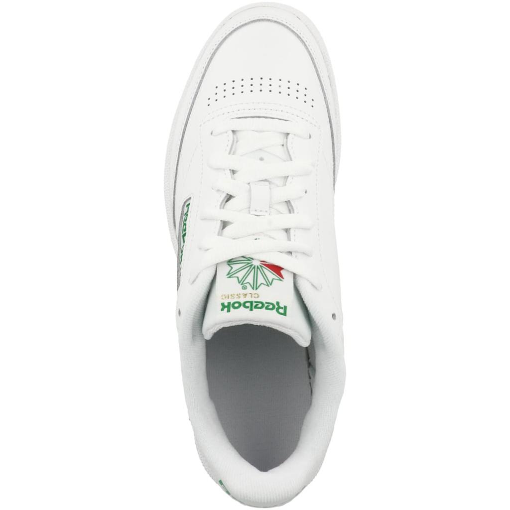 Reebok Club C 85 Size cm Men's Sneakers, White/Green, 24.5