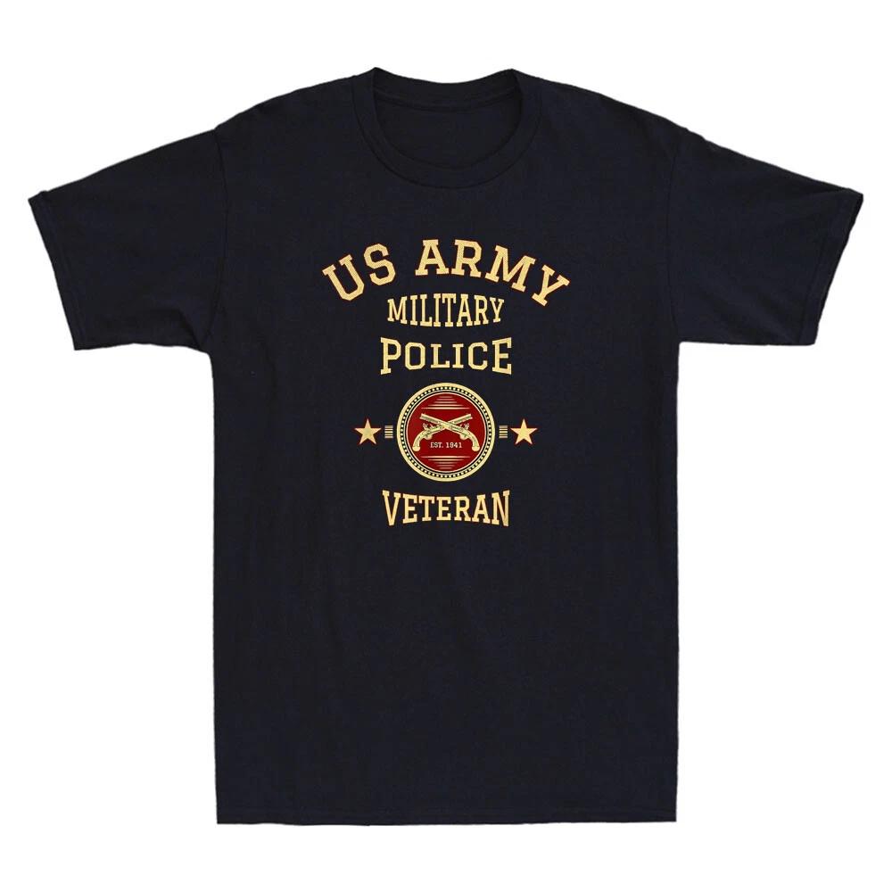 US Army Military Police Veteran Police Officer Retirement Vintage Men s T-Shirt XL