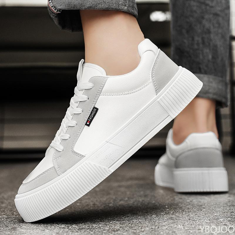 2025 New Trendy Sneakers Low cut color blocked men's Sneaker Thick soled casual oversized board shoes Male fashion lace up Shoes