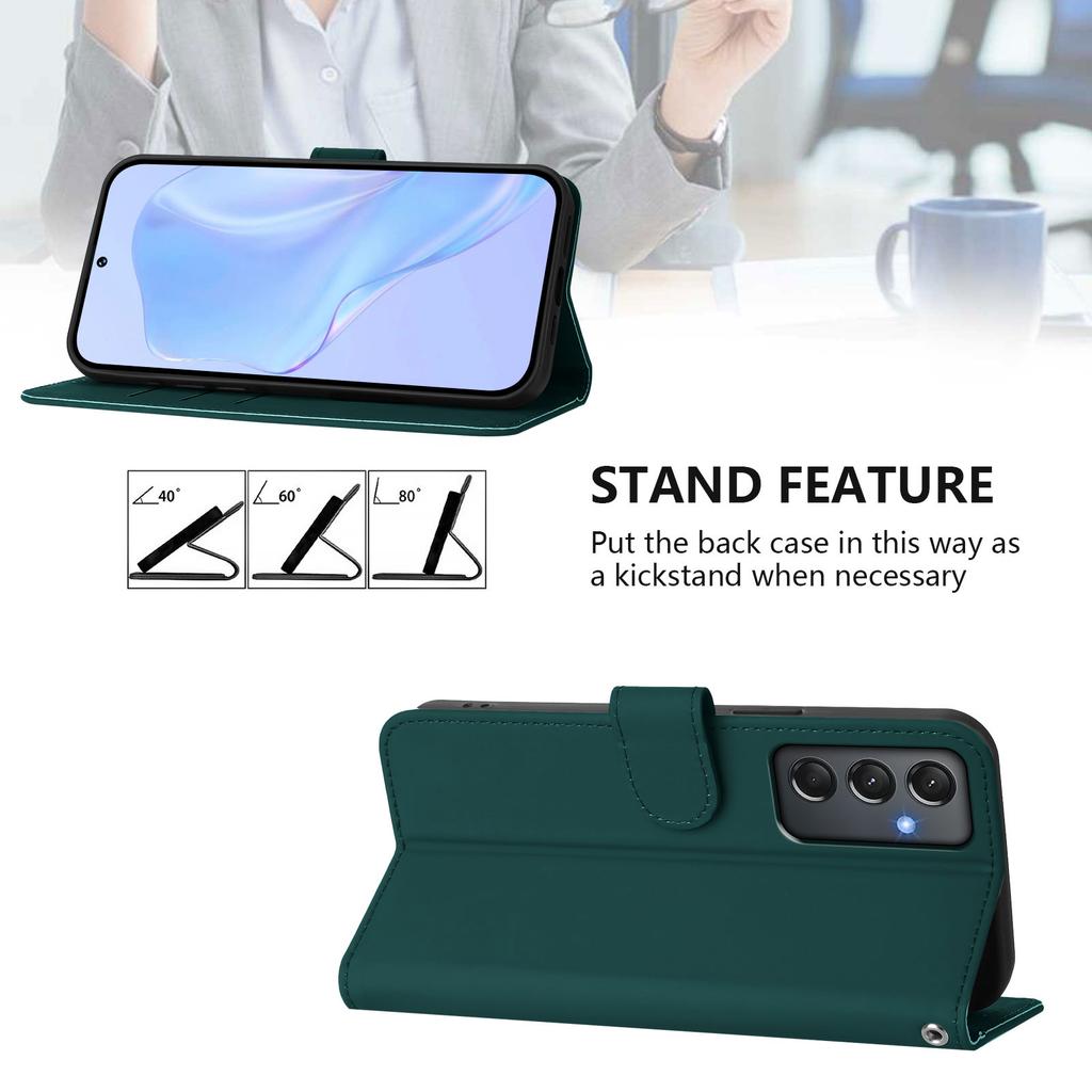 Magnetic Leather Flip Wallet Case with Stand for Samsung Galaxy A04E A04 A73 A53 A33 A23 A13 A03S A03