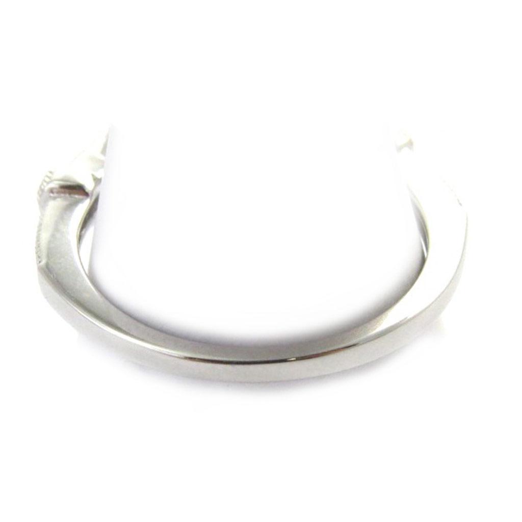 Silver Ring 'Infini' Silvery White (rhodium) - 18x8 Mm