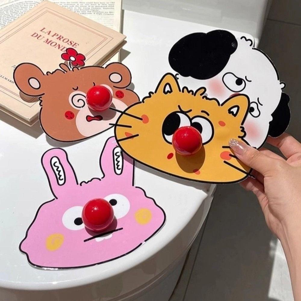 Acrylic Flip-Style Lid Lifter Cartoon Toilet Seat Cover Lifter Portable Toilet Lid Lifter Hotels