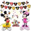 FCXZI Birthday Decorations, Balloons, Birthday Decorations, Party Decorations, Mickey Theme, Kids Banner, Cake Topper, Aluminum Balloons, Cake