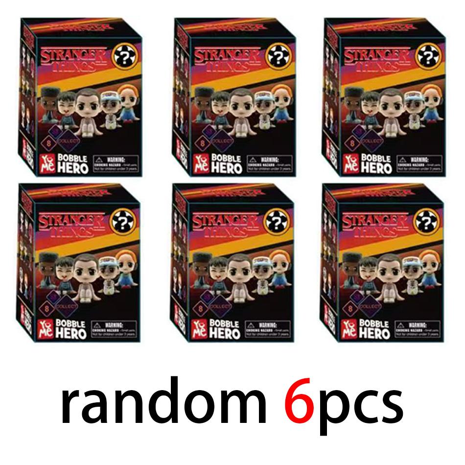 New 8 styles Stranger Keychain Eleven Dustin Barb steve Demogorgon Action  Figures Toys THINGS with box