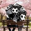 1PC Soccer Ball Automatic Open/Close Umbrella with Windproof, 8-Rib Sturdy Canopy, Durable Ribs, Fashionable Design,1278a