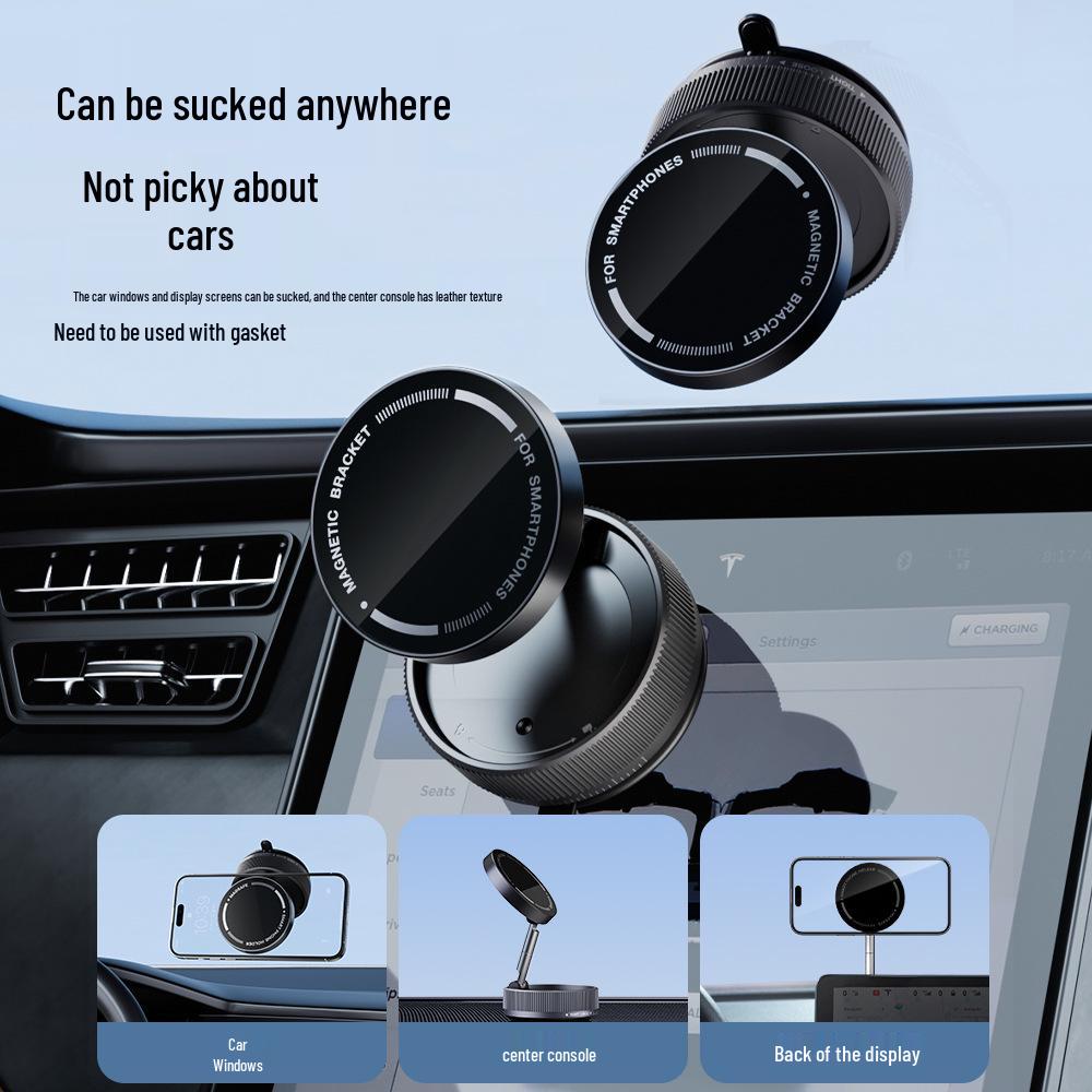 Foldable Magnetic Suction Car Mount & Desktop Phone Holder