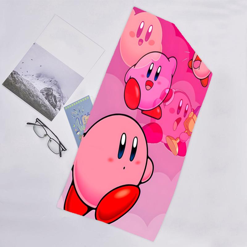 1pc Kirby2 Beach Towel, Beach and Seaside Swimming Pool Equipment, Fashion Pattern, Rectangular, Travel Essentials