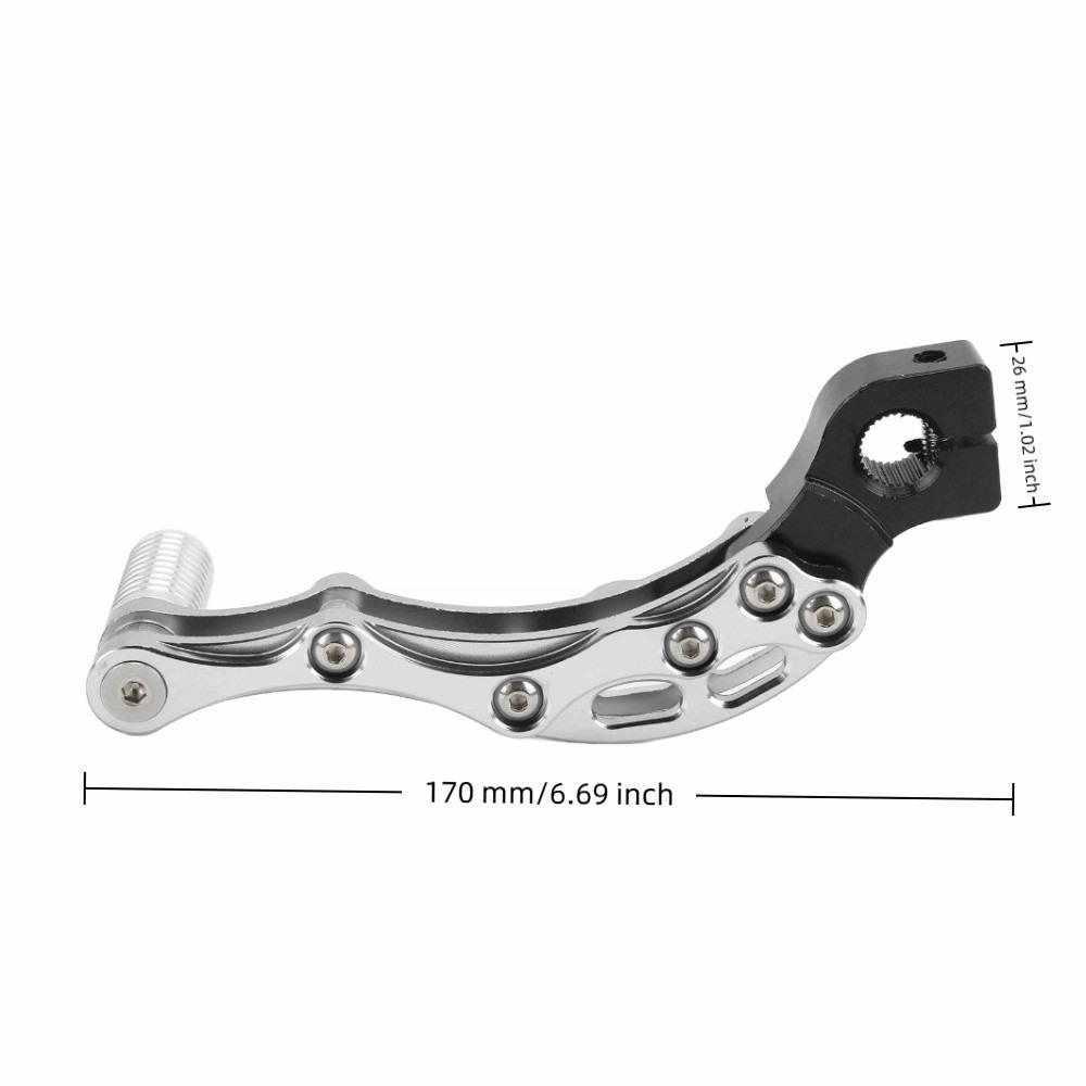 

Aluminum Alloy Start Lever High Strength Kick Start Pedal Kick Starter Motorcycle срібний