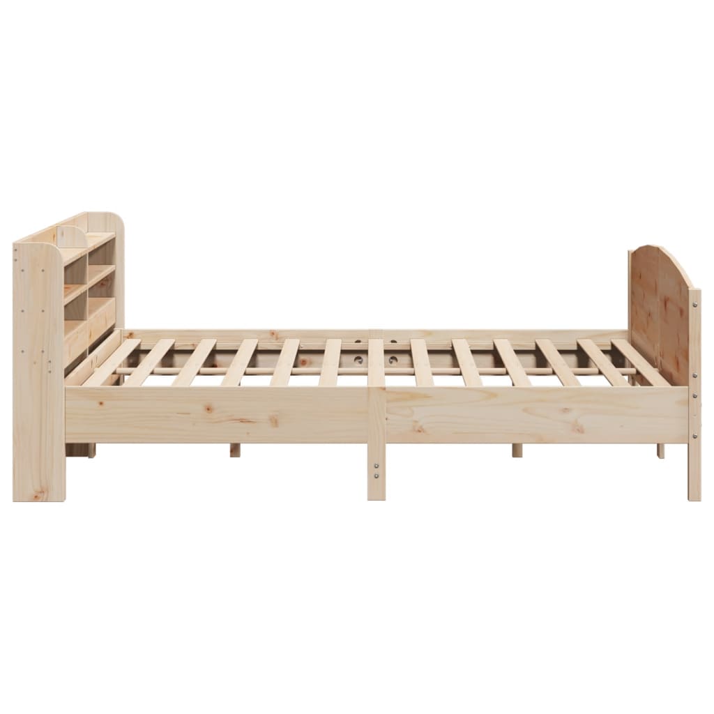 Vidaxl Bed Frame Without Mattress, 180X200 Cm, Solid Pine Wood
