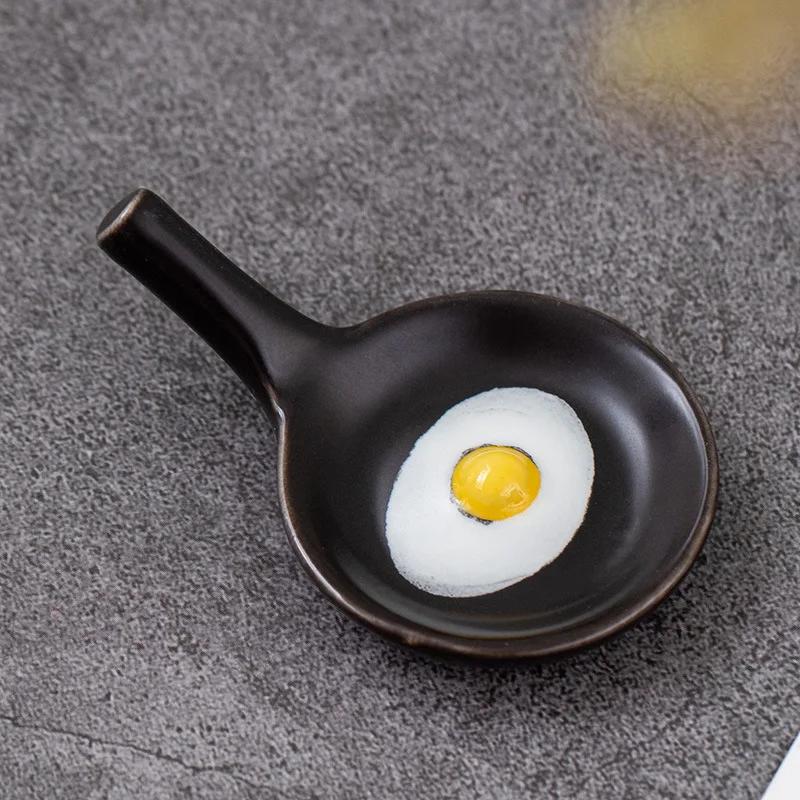 Ceramic Chopstick Holder Japanese Chopsticks Rest Vegetable Fruits Shape Fork Shelf Stand Kitchen Tableware Dining Table Decor