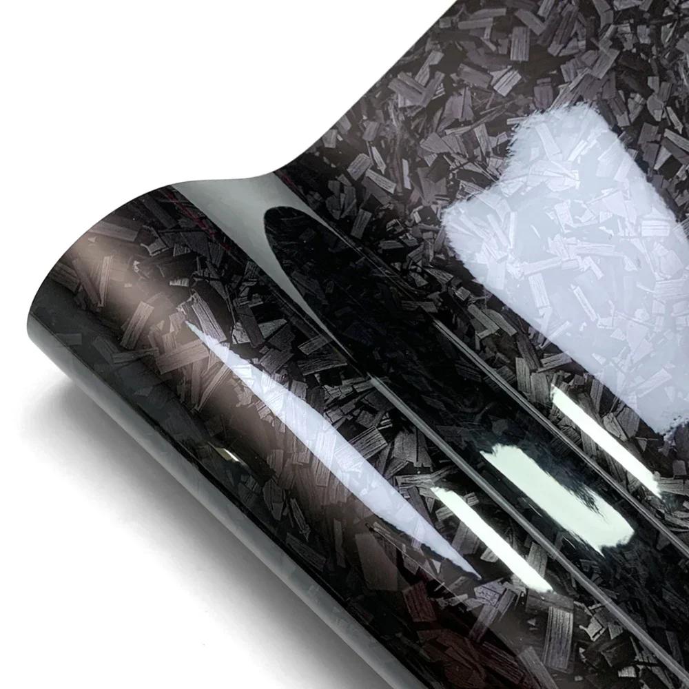 Purple Crystal Forged Carbon Fiber Wrapping Vinyl Film Car Stickers Air Release Stickers Wrap Foil Car Body FilmsCar Accessories