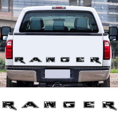For Ranger Raptor XLT T6 Tremor Car Rear Trunk Door Sticker Pickup Tailgate Letter Graphics Decoration Exterior Accessories