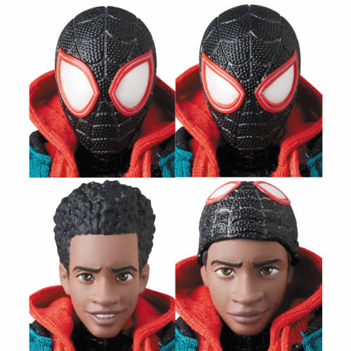 Medicom Toy MAFEX No. 236 Spider-Man (Miles Morales) Renewal Ver. Pre-painted Action Figure, Approximately 130mm Tall