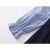 Girls' College Style Dress Autumn New Baby Girl Fake Two-Piece Korean Style Striped Color-Block Long Sleeve Dress