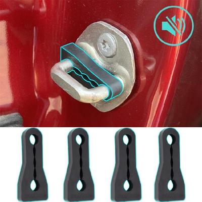4 Stück/Set Autotürdämpfer Klappern Knarzen Geräuschdicht Taube Dichtung Autotürschloss Schalldämpfer Puffer Autozubehör