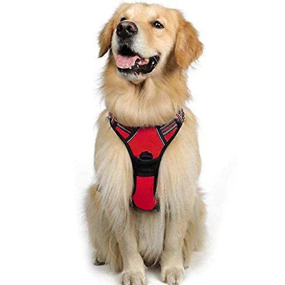 No-pull Dog Harness Padded Adjustable Pet Vest Harness For Large Dogs Training Or Walking