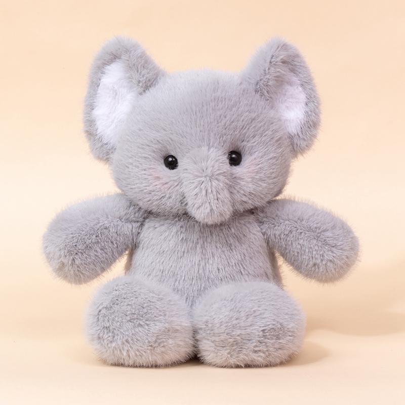 Knuffelige Pluche Speelgoed Koe Pluizig Zittende Houding Pop Warm Gezellig Kinderen Metgezel Kerstcadeau Huisdecoratie Cadeau 40cm
