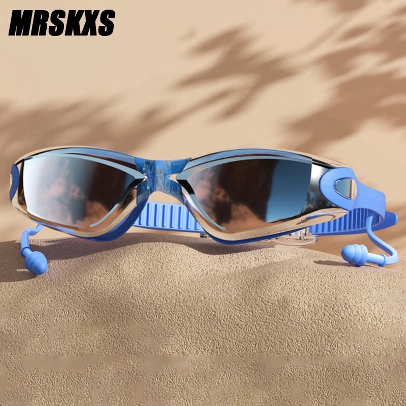 Anti-Fog Waterproof Prescription Swim Goggles Set No Leakage Adults