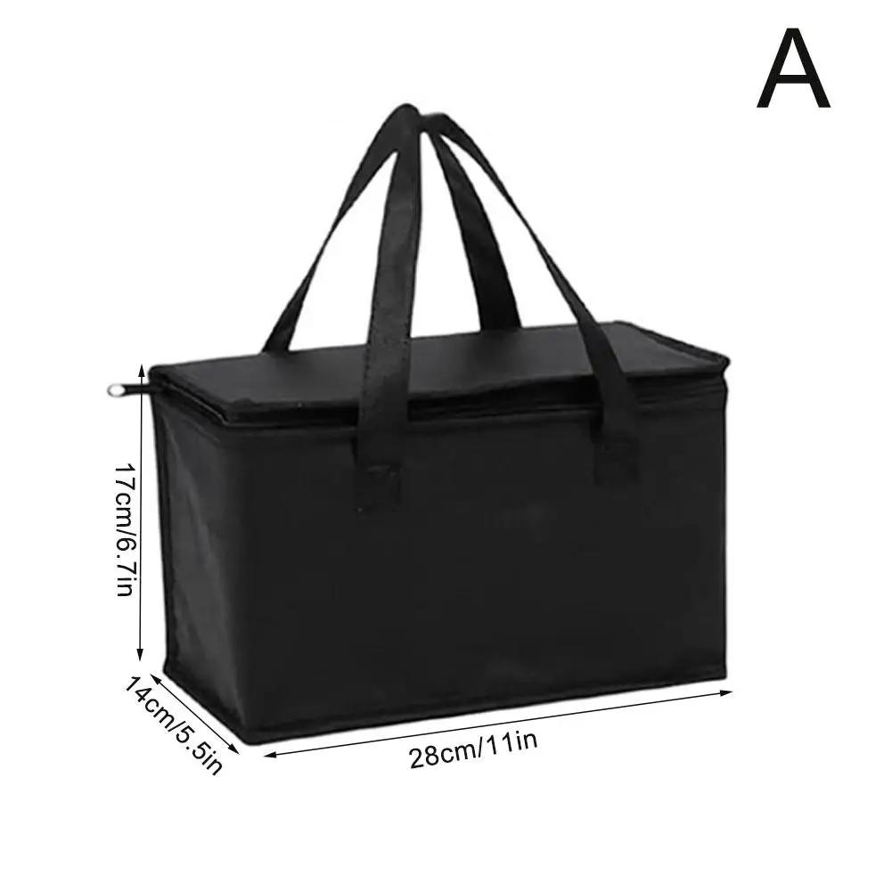 Reusable Thermal Bag Insulated Beer Cooler Bag Outdoor BBQ Pack Trip Camping Meal Drink Bento Supplies Lunch Bags Picnic Zi Q2R6