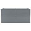VidaXL Jardinière 160 x 80 x 45 cm Acier galvanisé Gris