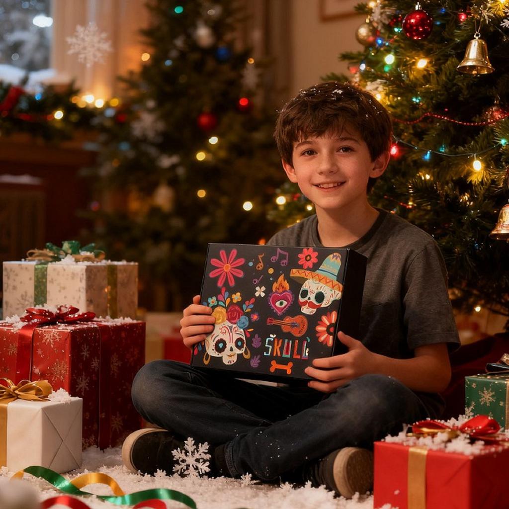 Christmas Advent Calendar Gifts, DIY Bracelet Making Kit For For Child Adult, 24Days Christmas Countdown Calendar Jewelry Gifts