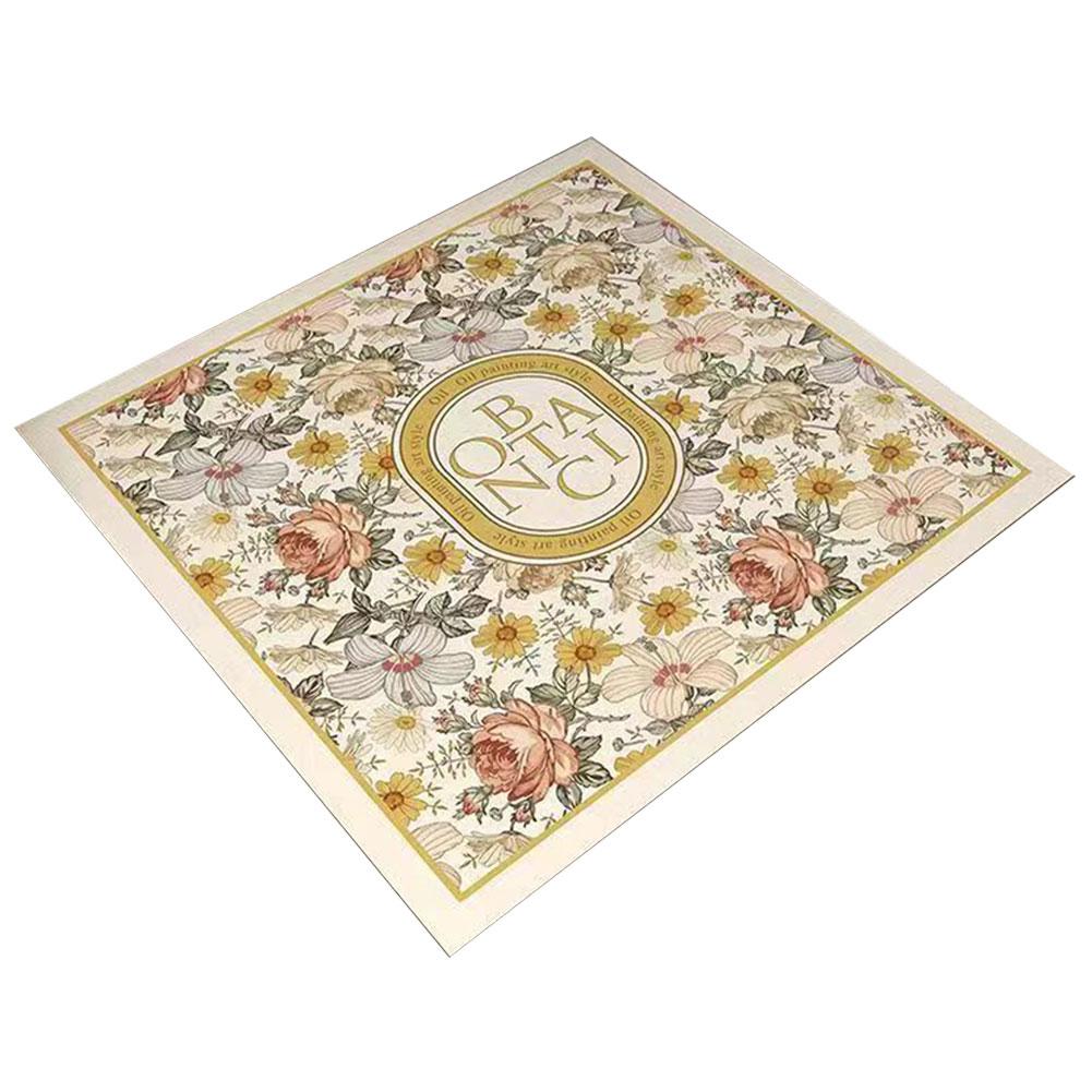 Washing Machine Dust Cover Anti-skid Kitchen Drain Printed Pad Refrigerator Super 40*50/30cm Absorbent Oven Pad Dustproof M J1M3