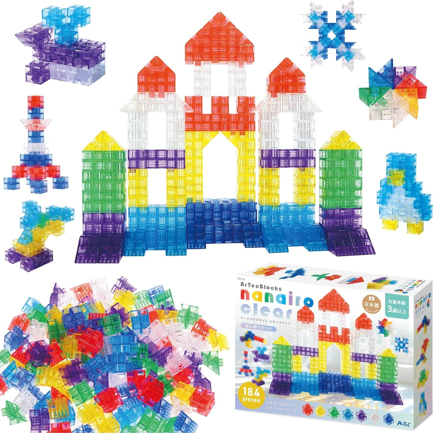 

Artec Blocks Нанаіро Прозорий (Набір для першого разу)